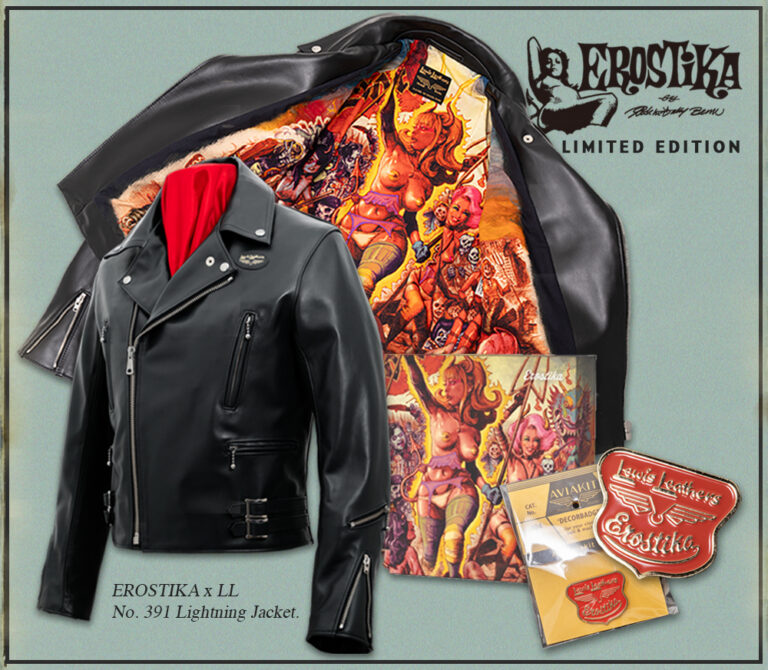 EROSTIKA x Lewis Leathers Collaboration 391 Jacket