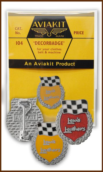 Lewis Leathers 1960s Logo Badge