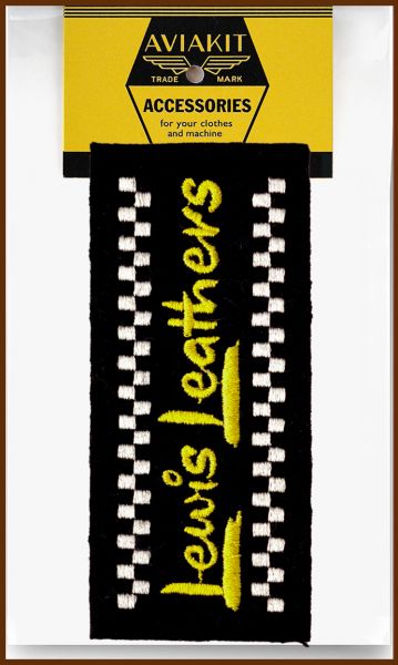 Lewis Leathers Checker Patch