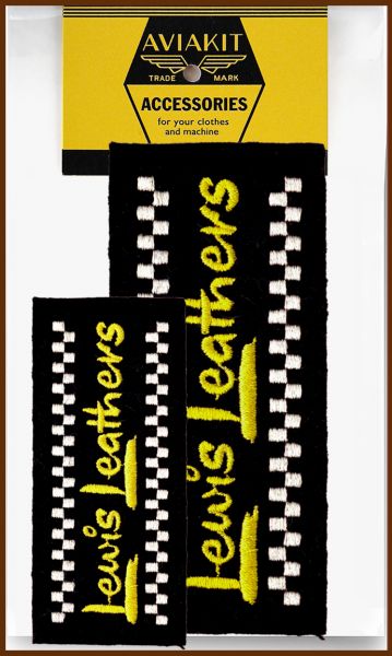 Lewis Leathers Checker Patch