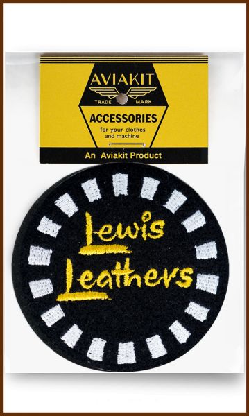 Lewis Leathers Checker Round Patch