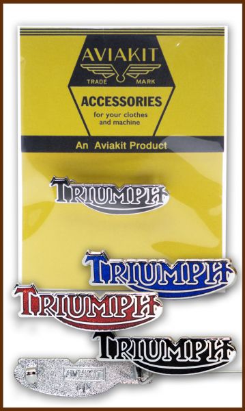 Triumph Logo Script Badge