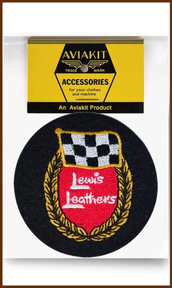 Lewis Leathers Logo Leaves Patch