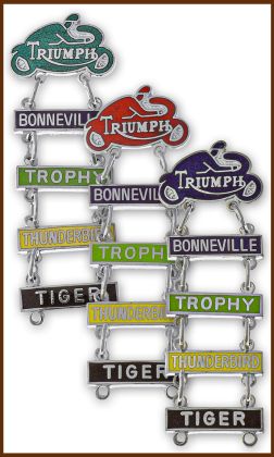 Triumph Bar Badge