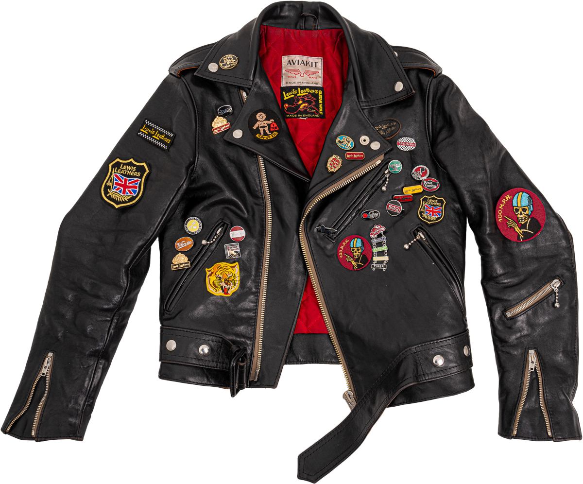 Decorated Lewis Leathers Jacket